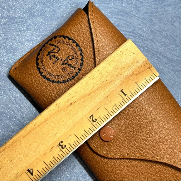 Ray Ban Unisex Sunglasses Eyewear UV Protective Case Only Light Brown - Picture 8 of 13